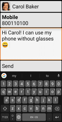 Screenshot of the application BIG Launcher Senior Phone DEMO - #4