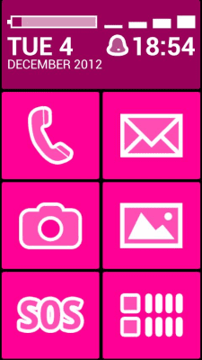 Screenshot of the application BL Pink Theme - #1