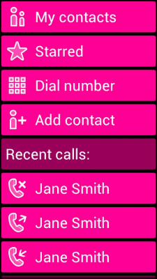 Screenshot of the application BL Pink Theme - #2