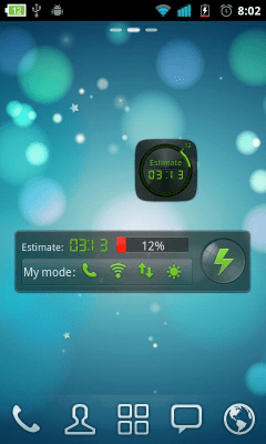 Screenshot of the application Black Widget GO Power Battery - #2