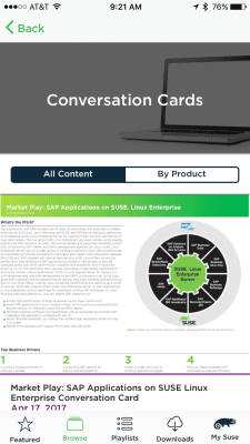 Screenshot of the application SUSE to Go - #4