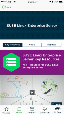 Screenshot of the application SUSE to Go - #6