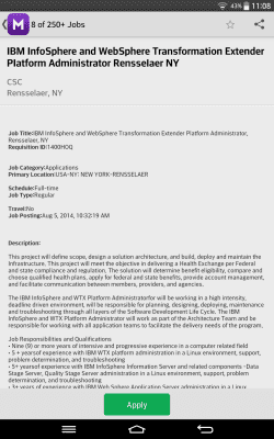 Screenshot of the application Search for jobs on Monster Jobs - #7