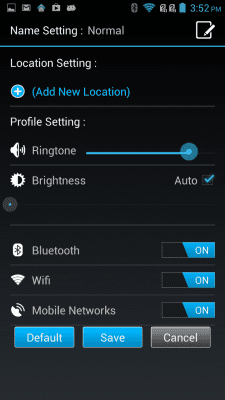 Screenshot of the application acer Auto Profile - #3