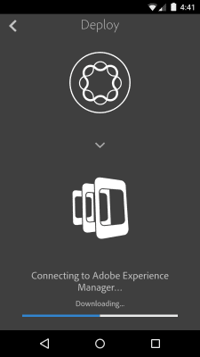 Screenshot of the application AEM – Mobile Verify - #3