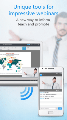 Screenshot of the application U - Webinars, Meetings & Messenger - #5