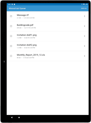 Screenshot of the application Winmail.dat Opener - #6