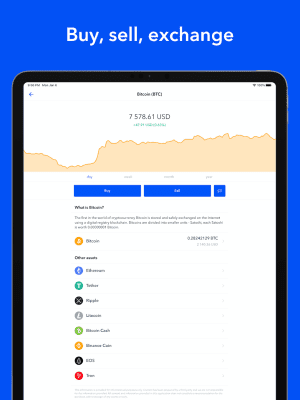 Screenshot of the application Bitcoin Wallet - Buy BTC - #6