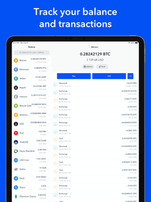Screenshot of the application Bitcoin Wallet - Buy BTC - #8