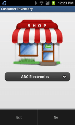 Screenshot of the application Sybase Mobile Workflow - #3