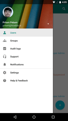 Screenshot of the application Google Admin - #5