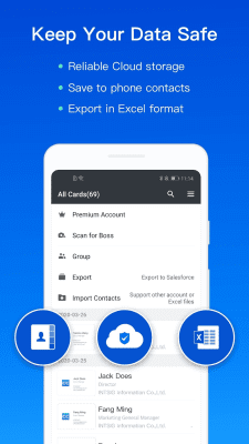 Screenshot of the application CamCard Free - Business Card Reader - #2