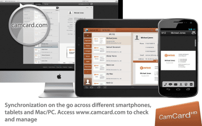 Screenshot of the application CamCard HD Free-BizCard Reader - #4