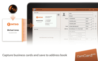 Screenshot of the application CamCard HD Free-BizCard Reader - #5