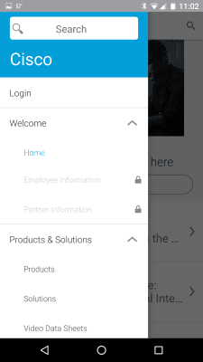 Screenshot of the application Cisco - #1