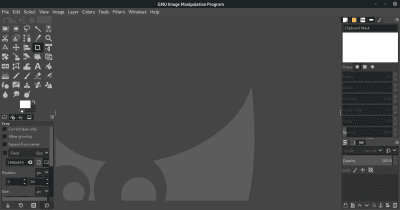 Screenshot of the application GIMP for Windows - #1