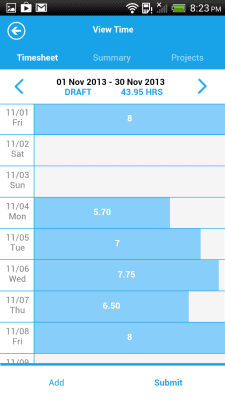 Screenshot of the application Dynamics AX - #3
