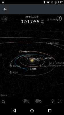 Screenshot of the application NASA App - #6