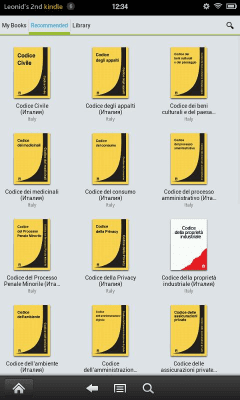 Screenshot of the application Italian law - #6