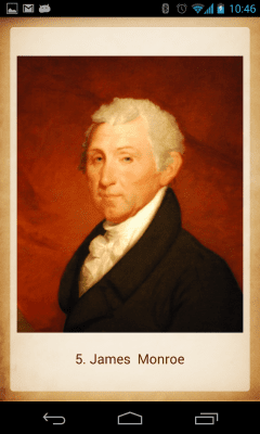 Screenshot of the application U.S. Presidents - #4