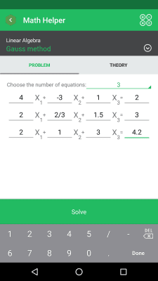 Screenshot of the application Math Helper Lite - #4