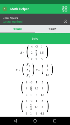 Screenshot of the application Math Helper Lite - #5