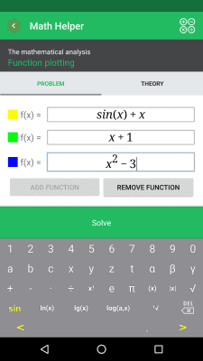 Screenshot of the application Math Helper Lite - #7