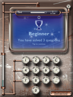 Screenshot of the application Mathemagica Free - Kids Math - #4