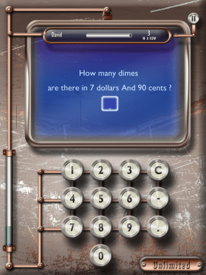 Screenshot of the application Mathemagica Free - Kids Math - #8