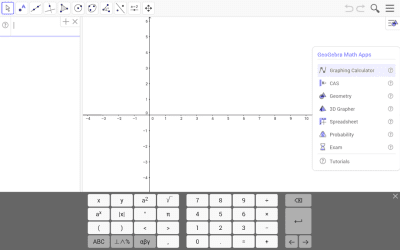 Screenshot of the application GeoGebra Classic - #7