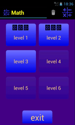 Screenshot of the application Mathematics - #3