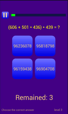 Screenshot of the application Mathematics - #4