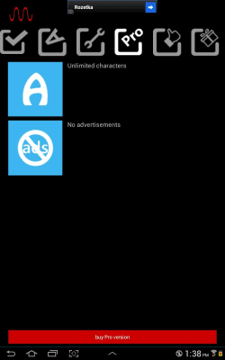 Screenshot of the application Morse code for learning - #8