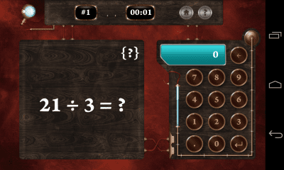 Screenshot of the application Real Math (beta) - #7