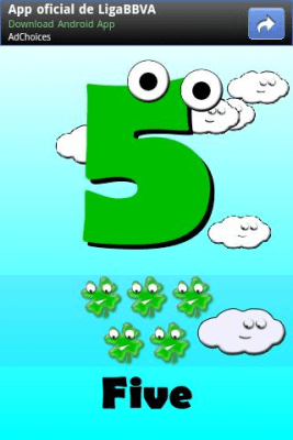 Screenshot of the application Z - Numbers for Kids - #3