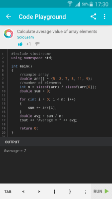 Screenshot of the application Learning C++ - #4