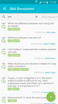 Screenshot of the application Learning C++ - #7
