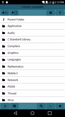 Screenshot of the application Mobile C [ C/C++ Compiler ] - #1