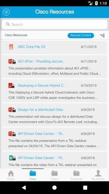 Screenshot of the application Cisco TKL - #4