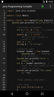 Screenshot of the application Jedona - Compiler for Java - #1