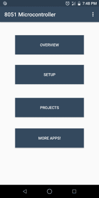 Screenshot of the application 8051 Microcontroller Programming - #1