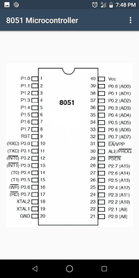 Screenshot of the application 8051 Microcontroller Programming - #6