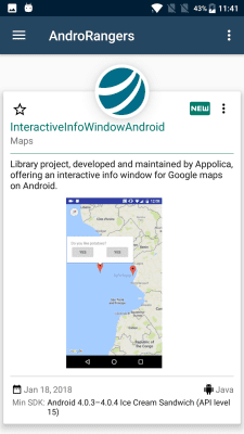 Screenshot of the application Learn Android (from sources) - #1