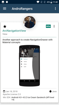 Screenshot of the application Learn Android (from sources) - #3