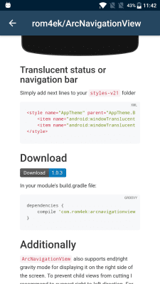 Screenshot of the application Learn Android (from sources) - #4
