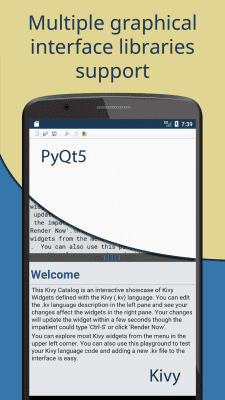 Screenshot of the application Pydroid 3 - Educational IDE for Python 3 - #3