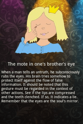 Screenshot of the application How to read minds - #5