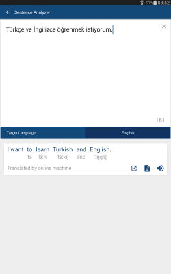 Screenshot of the application Turkish English Dictionary - #7