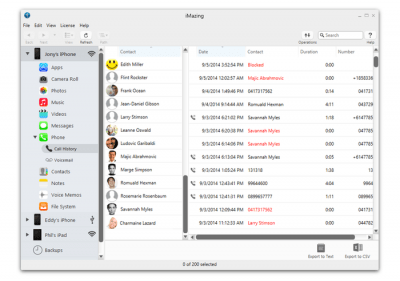 Screenshot of the application iMazing - #6