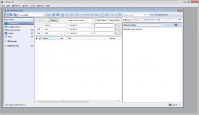 Screenshot of the application EndNote - #4